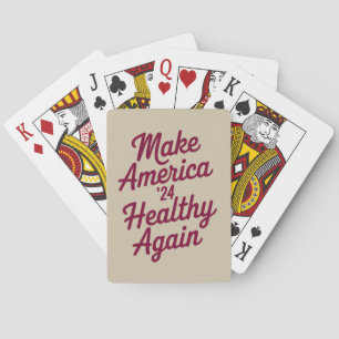 MAHA macht Amerika wieder gesund patriotisch Spielkarten
