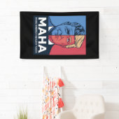 MAHA macht Amerika wieder gesund, Trump 2024 Banner (Insitu)