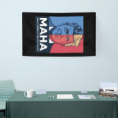 MAHA macht Amerika wieder gesund, Trump 2024 Banner (Messeveranstaltung)