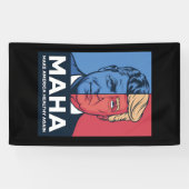 MAHA macht Amerika wieder gesund, Trump 2024 Banner (Horizontal)