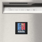MAHA macht Amerika wieder gesund, Trump 2024 Magnet (In Situ (Geschirrspüler))