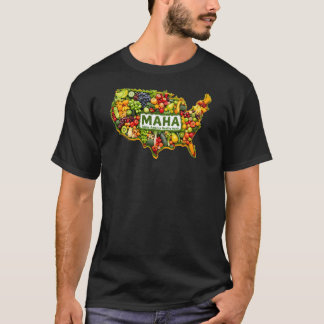 MAHA Make America Healthy Again - MAHA MAP - DESIG T-Shirt