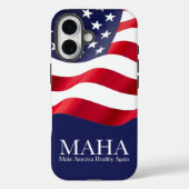 MAHA Make America Healthy Again USA Flag 🇺 🇸 Case-Mate iPhone Hülle (Rückseite)