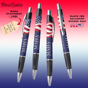 MAHA Make America Healthy Again USA Flag Geschenk Kugelschreiber