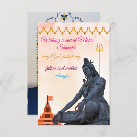 Maha Shavitiri Heirloom Treasure Einladung (Vorne/Hinten)