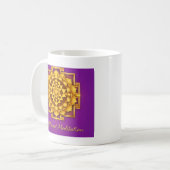 Maha Sri Yantra Mug Kaffeetasse (Vorderseite Links)