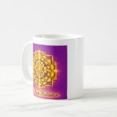 Maha Sri Yantra mug Kaffeetasse (Vorderseite Links)