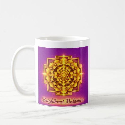 Maha Sri Yantra mug Kaffeetasse (Links)