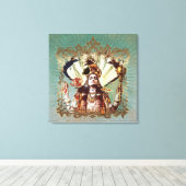 MAHA VISHNU - Wrapped Canvas Leinwanddruck (Insitu (Holzboden))