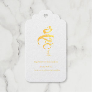 Mahabah Göttliche Liebe Arbaic Folien-Hochzeitsein Geschenkanhänger