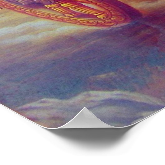 Mahabharat - Lord Krishna & Arjun Poster (Ecke)