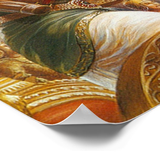 Mahabharat - Lord Krishna & Arjun Poster (Ecke)