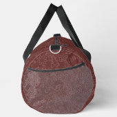 Mahagoni-Blumen-Abstrakt Duffle Bag (Rechts)