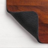 Mahagoni-Holzoberfläche Mousepad (Ecke)