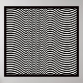 Mahagonia Op Art Poster (Vorne)