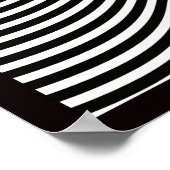 Mahagonia Op Art Poster (Ecke)