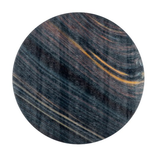 MahagoniGoldsheen Obsidian Schneidebrett (Vorderseite)