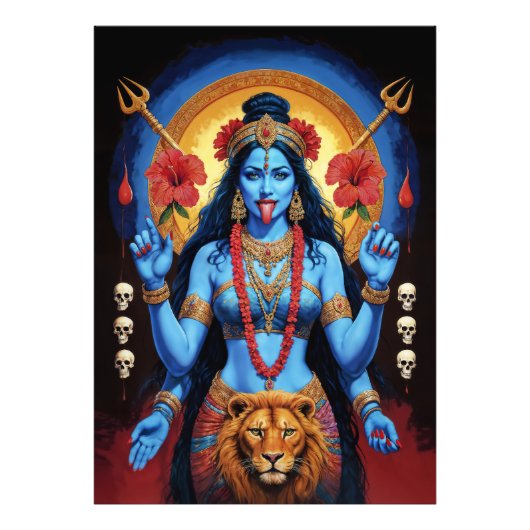 Mahakali Fotodruck (Vorne)