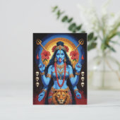Mahakali Postkarte (Stehend Vorderseite)