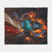 Mahakali – The Living Fire Fleecedecke (Vorderseite (Horizontal))