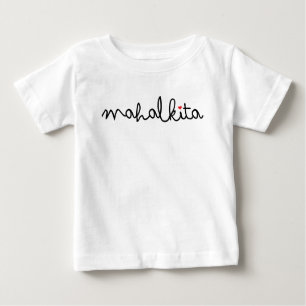 Mahal Kita in Black Lettering Baby T - Shirt