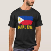 Mahal Kita philippinische Flagge Phantastischer Pi T-Shirt (Vorderseite)
