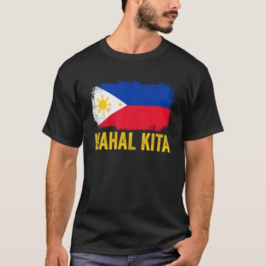 Mahal Kita philippinische Flagge Phantastischer Pi T-Shirt (Vorderseite)