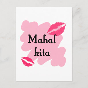 MAHAL KITA - Tagalog I Liebe Sie Postkarte