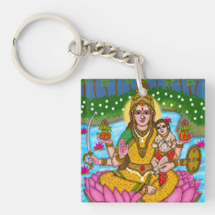 Mahalakshmi-Schlüsselanhänger Schlüsselanhänger
