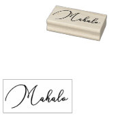 Mahalo1 Rubber Briefmarke Gummistempel (Stempel)