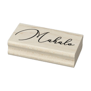 Mahalo1 Rubber Briefmarke Gummistempel