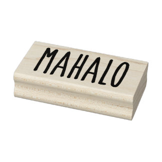 Mahalo5 Gummistempel