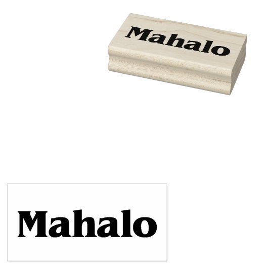 Mahalo7 Gummistempel (Stempel)