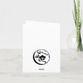 Mahalo Anmerkungs-Karte Dankeskarte (Rückseite)