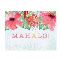 Mahalo Dankeschön Karte, Mahalo-Karte