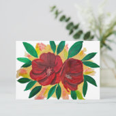 Mahalo Dankeskarte (Stehend Vorderseite)