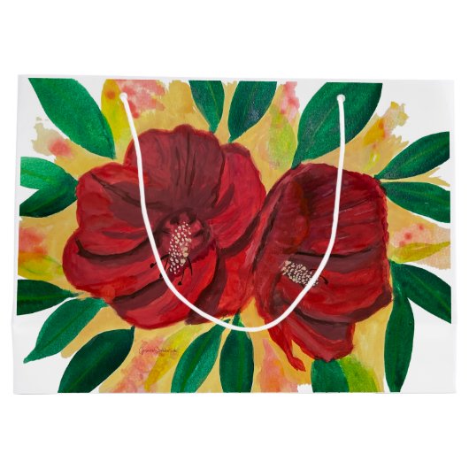 Mahalo-Geschenktasche Große Geschenktüte (Rückseite)