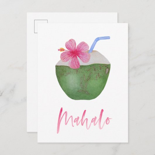 Mahalo Hawaii Destination Resort Dusche Vielen Dan Postkarte (Vorne/Hinten)