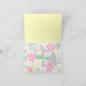 Mahalo hawaiian Dankeschön Karte (Innenseite)