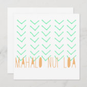 Mahalo Nui Loa Card (Vorne/Hinten)