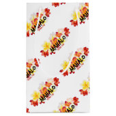 Mahalo Plumeria Kleine Geschenktüte (Rückseite)