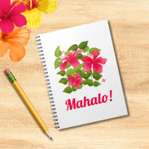 Mahalo! Rosa Hawaiianischer Hibiskus Malerei