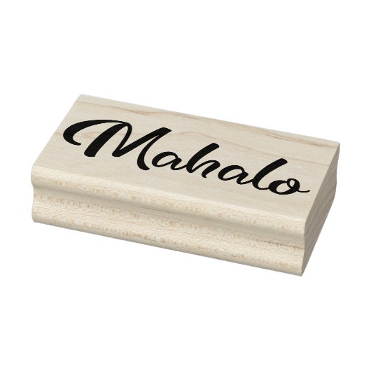 Mahalo - Skript1 Gummistempel (Stempel)