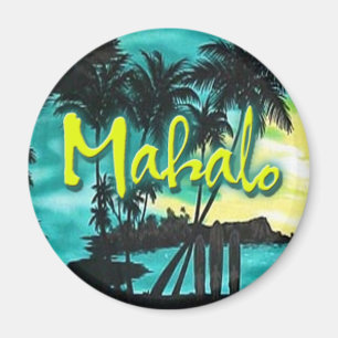 Mahalo Sunset Magnet