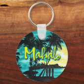 Mahalo Sunset Schlüsselanhänger (Vorderseite)