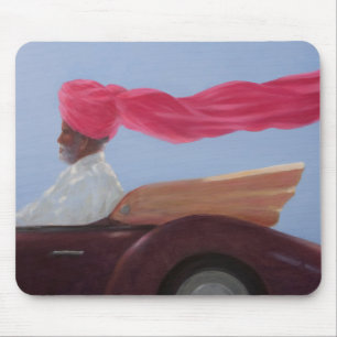 Maharadscha mit Geschwindigkeit Mousepad