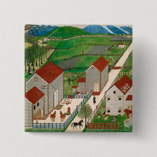 Mahatango Tal-Bauernhof, Ende des 19. Jahrhunderts Button