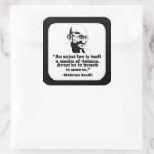 Mahatma Gandhi Aufkleber (Tasche)