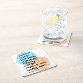 Mahatma Gandhi Books Quotes Rechteckiger Pappuntersetzer (Vor Ort)