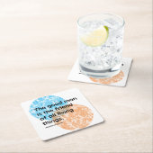 Mahatma Gandhi Good Man Quotes Rechteckiger Pappuntersetzer (Vor Ort)